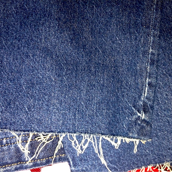 #018 Old Navy women high-rise ripped distressed look! slouchy straight jeans. - Picture 2 of 9